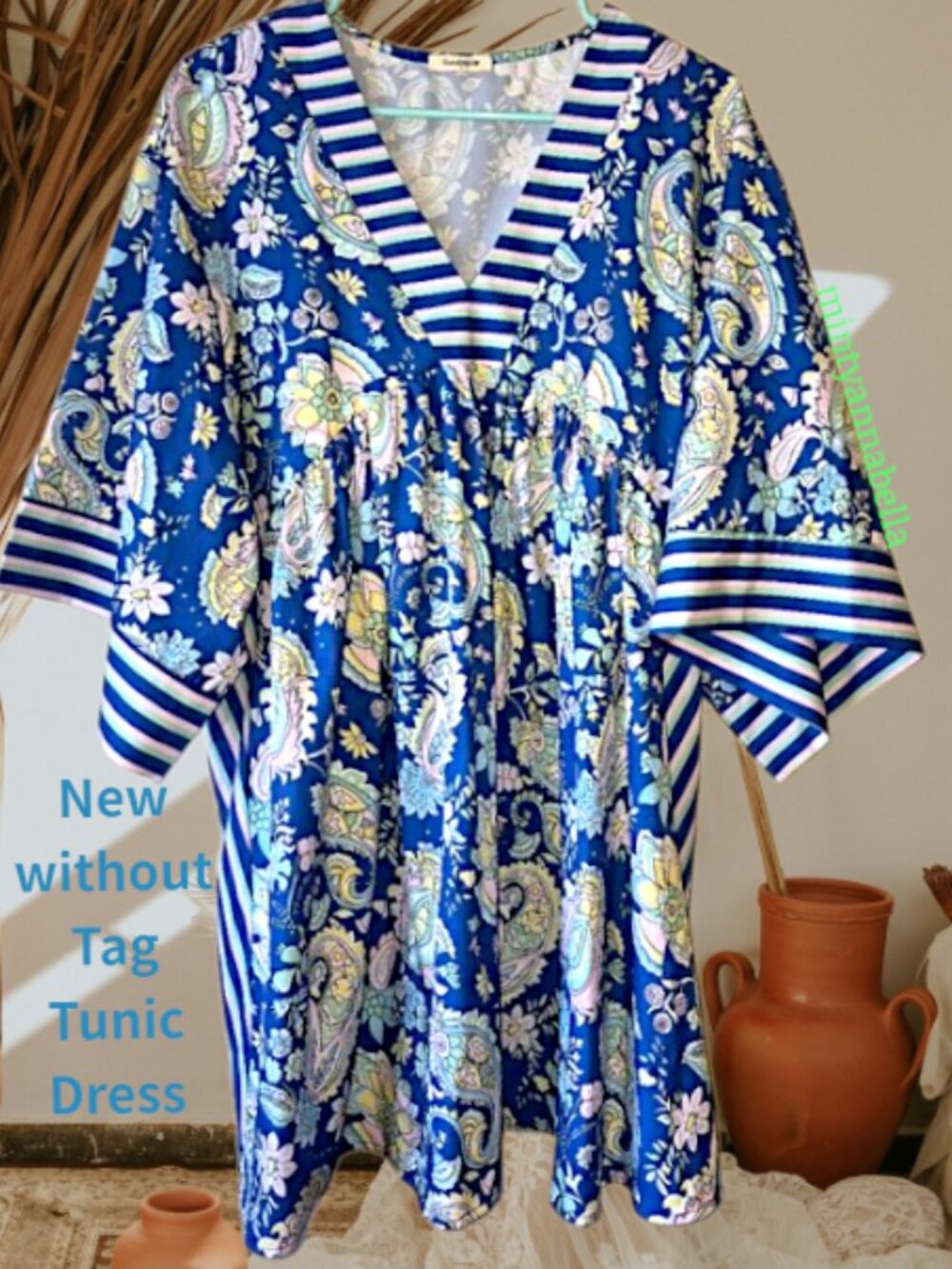 SundayUp Paisley Floral Tunic Dress